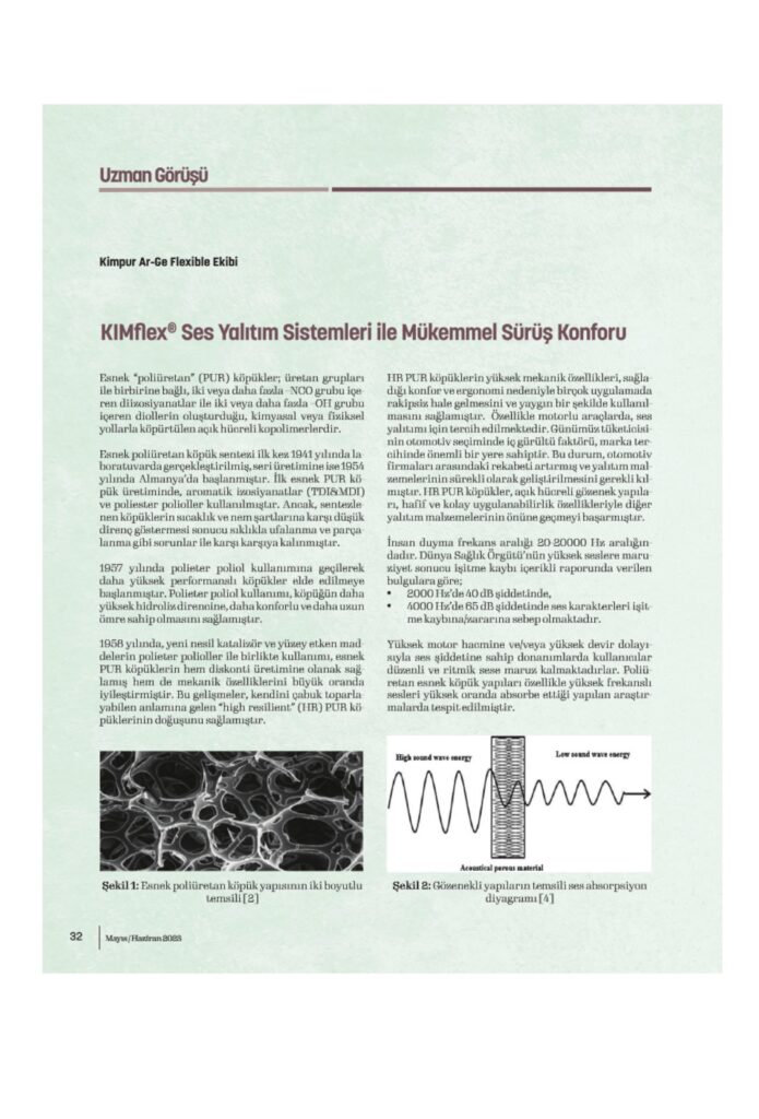 Kimflex KIMflex® Ses Yalıtım Sistemleri ile Mükemmel Sürüş Konforu - Putech ...