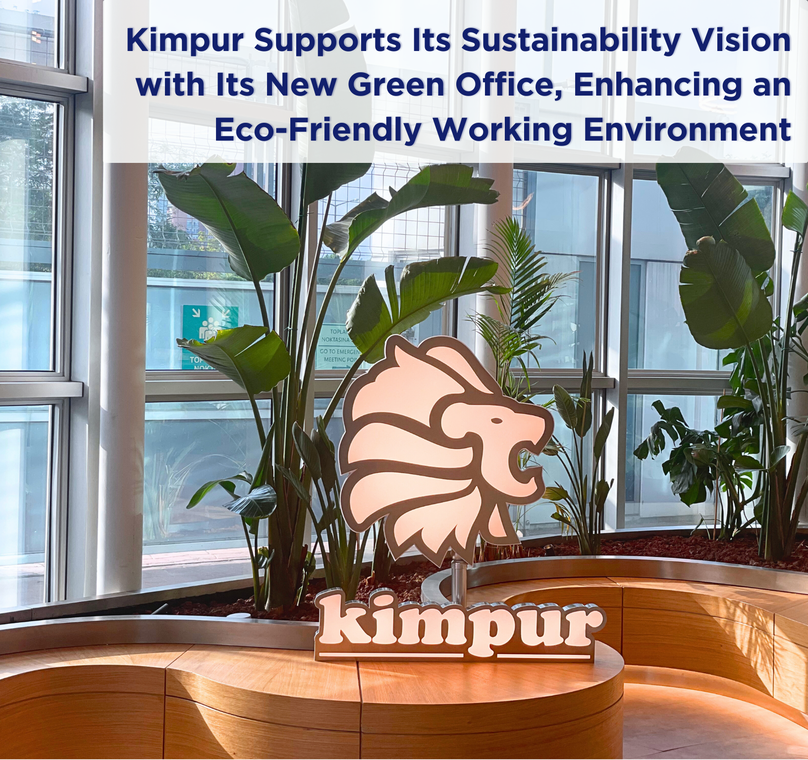 Kimpur Supports Its Sustainability Vision with Its New Green Office, Enhancing an Eco-Friendly Working Environment