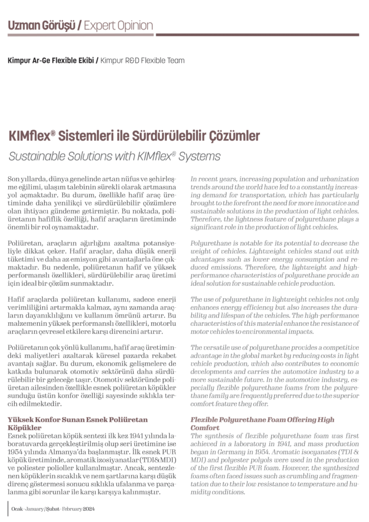 Kimflex Sustainable Solutions with KIMflex® Systems - Putech&Composites - Kimpur